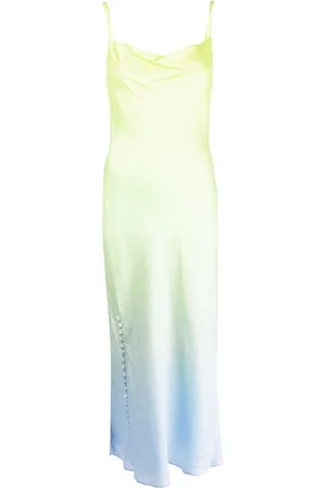 OLIVIA RUBIN Lia cowl-neck midi dress