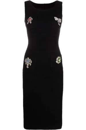 Moschino Appliqué-detail midi dress