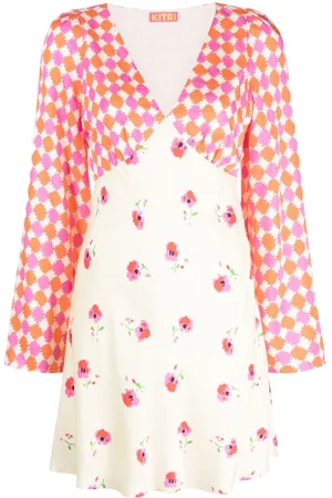 KITRI Roosalie graphic-print mini dress