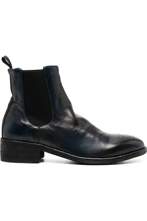 Officine creative Elasticated side-panels leather boots