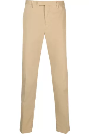PT Torino Mid-rise cotton chino trousers