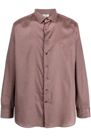 Etro Geometric-pattern long-sleeve shirt