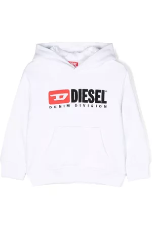 Diesel Logo-embroidered cotton hoodie