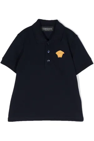 VERSACE Medusa embroidered polo shirt
