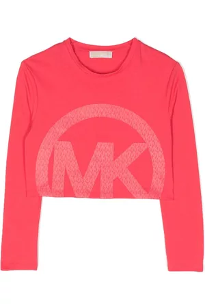 Michael Kors Logo-print long-sleeved cotton T-shirt
