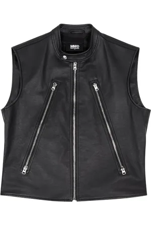 Maison Margiela Leather biker gilet