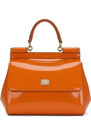 Dolce & Gabbana Small Sicily patent-leather tote bag