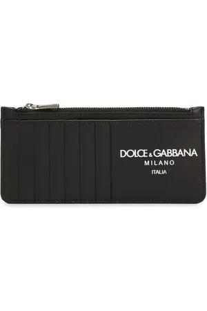 Dolce & Gabbana Logo-print leather wallet