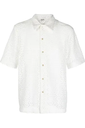 Séfr Pointelle-knit shirt