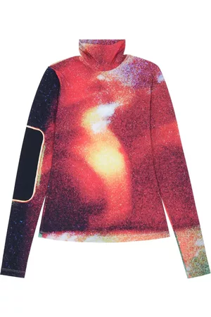 Maison Margiela Graphic-print high-neck T-shirt
