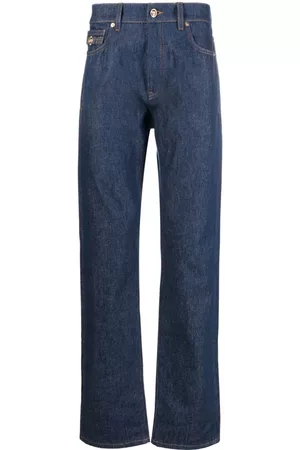 VERSACE Medusa Head-detailed straight-leg jeans