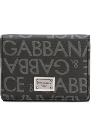 Dolce & Gabbana Logo-plaque jacquard wallet