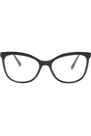 Bvlgari Engraved-logo cat-eye glasses