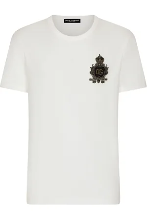 Dolce & Gabbana Logo-patch cotton T-shirt