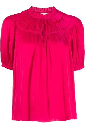 ULLA JOHNSON Eleni short-sleeves top