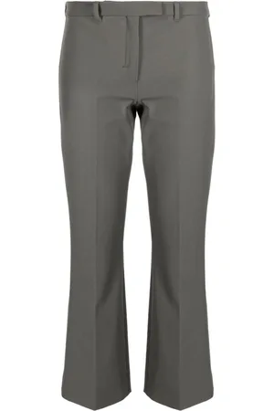 Max Mara Cropped cotton-blend trousers