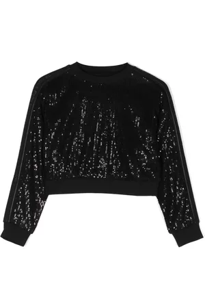 Michael Kors Logo-print sequin-embellished sweatshirt