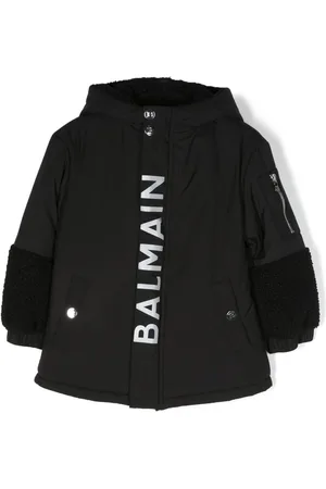 Balmain Logo-print padded jacket