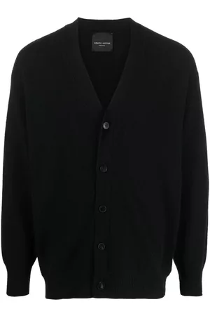Roberto Collina V-neck merino-cashmere-blend cardigan