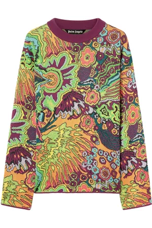 Palm Angels Kaleidoscope-jacquard jumper