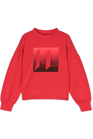 Karl Lagerfeld Logo-print cotton-blend sweatshirt