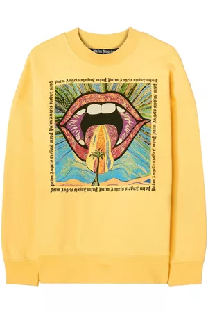 Palm Angels Crazy Mouth crew-neck sweatshirt