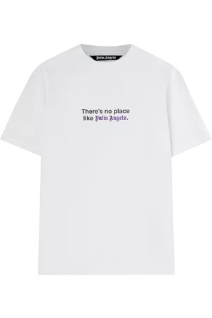 Palm Angels No Place slogan-print cotton T-shirt
