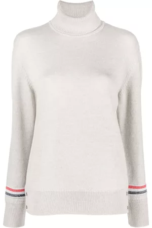 Thom Browne RWB stripe turtleneck wool jumper