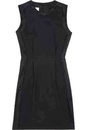 Maison Margiela Pinstriped sleeveless minidress