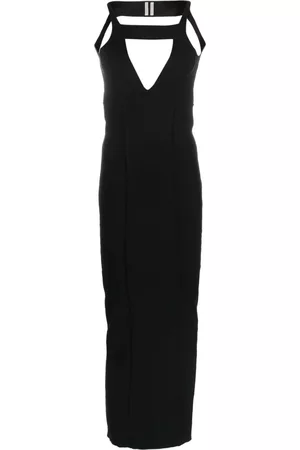 Rick Owens Cut-out sleeveless maxi dress