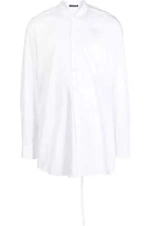 ANN DEMEULEMEESTER Mark long-sleeve poplin shirt