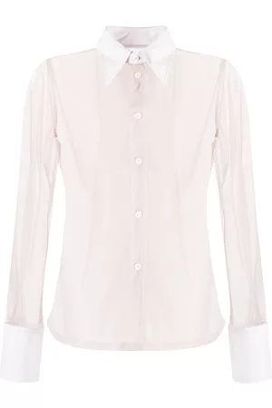 Maison Margiela Cotton-tulle shirt