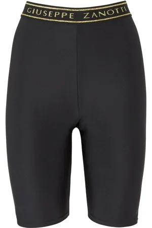 Giuseppe Zanotti High-waisted logo-waistband shorts