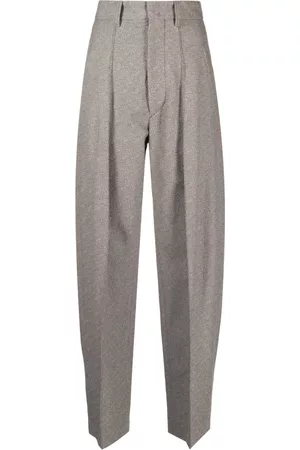 Isabel Marant Pressed-crease tailored trousers