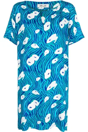 Diane von Furstenberg Amira graphic-print dress