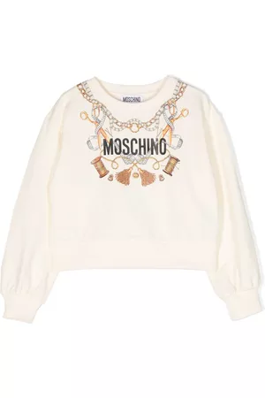 Moschino Logo-print cotton sweatshirt