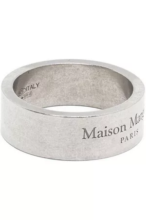 Maison Margiela Logo-engraved band ring