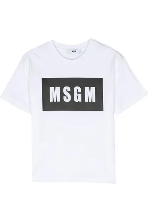 Msgm Logo-print cotton T-shirt