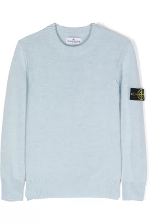 Stone Island Compass-badge crew-neck jumper