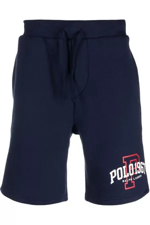 Ralph Lauren Logo-print cotton-blend track shorts