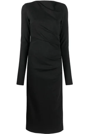 Dorothee Schumacher Gathered cut-out midi dress