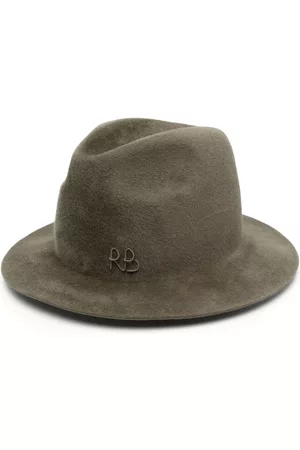 Ruslan Baginskiy Logo-embroidered fedora hat