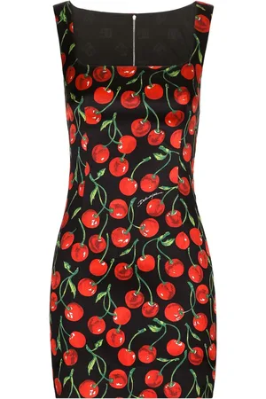 Dolce & Gabbana Cherry-print minidress