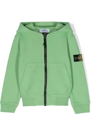 Stone Island Compass-patch zip-up jacket
