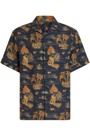 Etro Jacquard-motif silk shirt