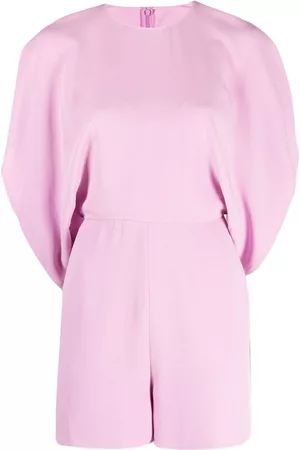 VALENTINO GARAVANI 2000s batwing sleeves silk jumpsuit
