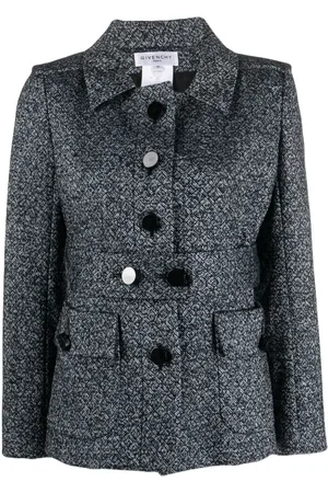 Givenchy 2000 4G-pattern belted jacket