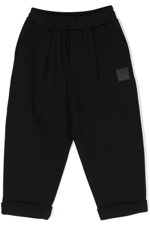 Balmain Logo-patch elasticated trousers
