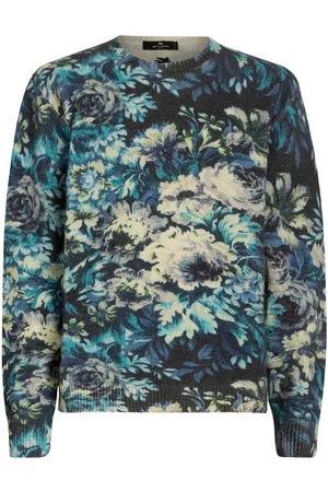 Etro Floral-print virgin wool jumper