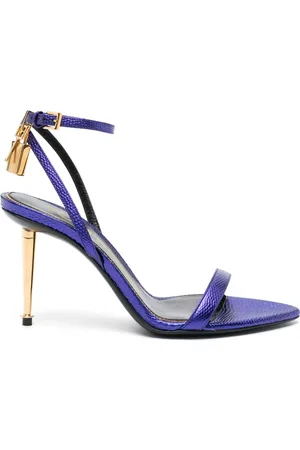 Tom Ford Padlock 90mm leather sandals